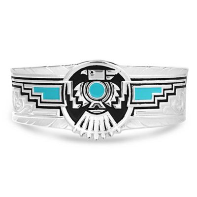 Montana Silversmiths Spirit of the Thunderbird Cuff Bracelet, BC5234