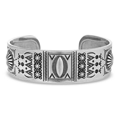 Montana Silversmiths Southwestern Symbols Cuff Bracelet, BC5630