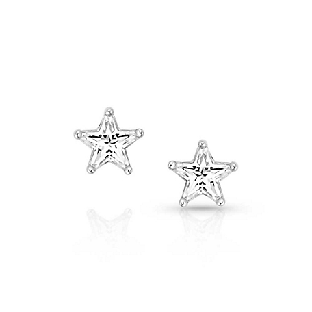 Montana Silversmiths North Star Crystal Post Earrings, ER5627