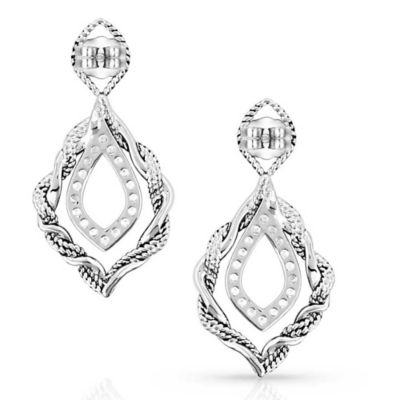 Image showing  Twisted in Time Crystal Turquoise Earrings, ER5637