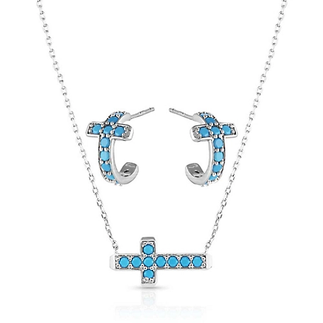 Montana Silversmiths Hold Tight Cross Jewelry Set
