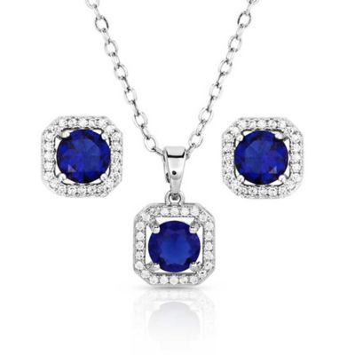 Montana Silversmiths Forever Montana Blue Jewelry Set