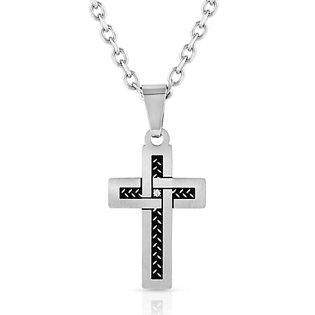 Montana Silversmiths Intertwined with Faith Cross Necklace, NC3117