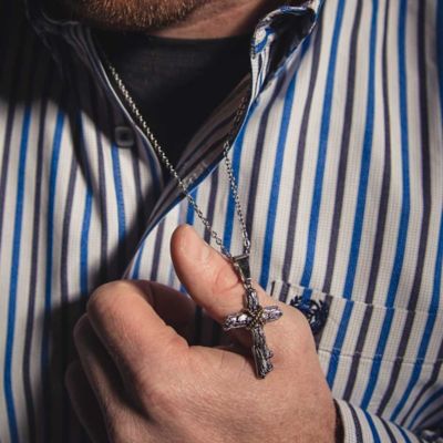 Image showing  Rugged Faith Cross Necklace, NC3425