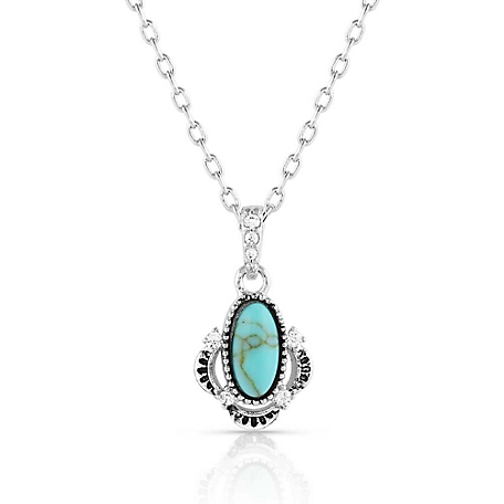 Montana Silversmiths Turquoise Treasure Necklace, NC5520