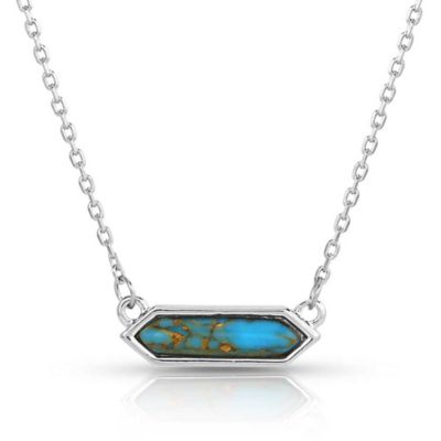 Montana Silversmiths Finishing Touch Turquoise Necklace, NC5623