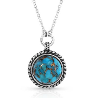 Montana Silversmiths Dream Out West Turquoise Necklace, NC5649