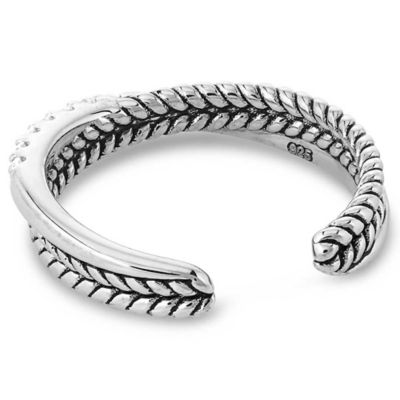 Image showing  Crystal Crossover Open Ring, RG5624