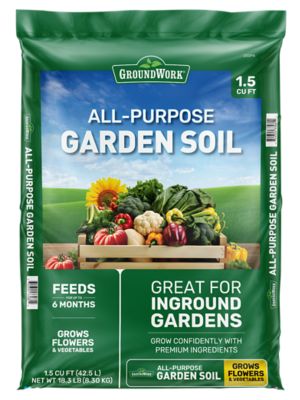 GroundWork 1.5 cu. ft. All-Purpose Garden Soil