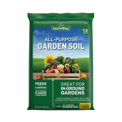 GroundWork 1.5 cu. ft. All-Purpose Garden Soil