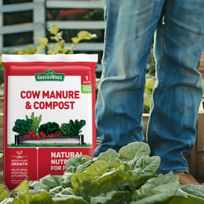 Image showing  1 cu. ft. Cow Manure and Compost