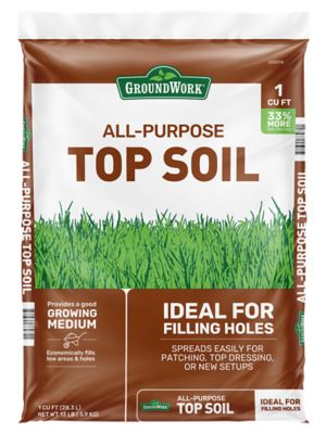 GroundWork 1 cu. ft. All-Purpose Top Soil