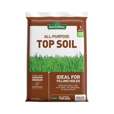 GroundWork 1 cu. ft. All-Purpose Top Soil