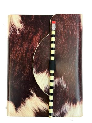 Bella Bug Cowhide Leatherette Journal with Pencil