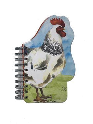 Bella Bug Rooster Twin- Wire Die-cut Journal