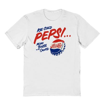 Pepsi Ice Cold Pepsi Vintage Ad Red And White Soda T-Shirt