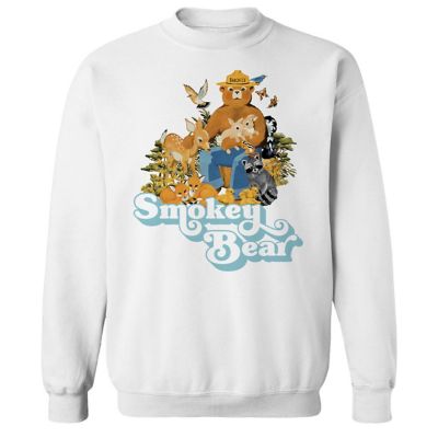 Smokey Bear Retro Fade Country Sweatshirt