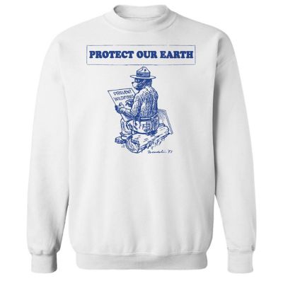 Smokey Bear Protect Our Earth Country Sweatshirt
