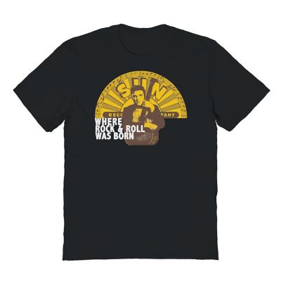 Sun Records X Elvis Where Rock & Roll Was Born (B) 1 Music T-Shirt