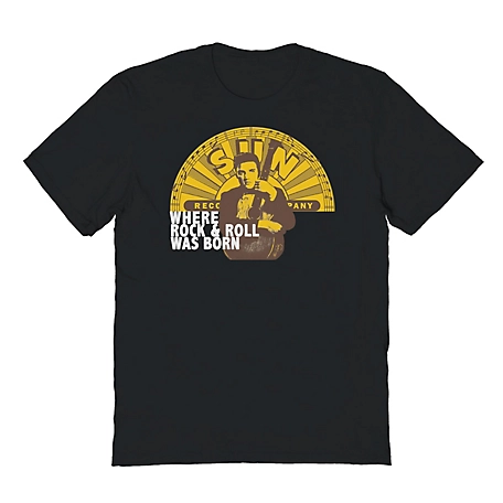 Sun Records X Elvis Where Rock & Roll Was Born (B) 1 Music T-Shirt