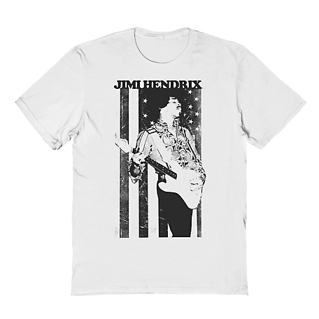 Jimi Hendrix Stars And Stripes Music T-Shirt