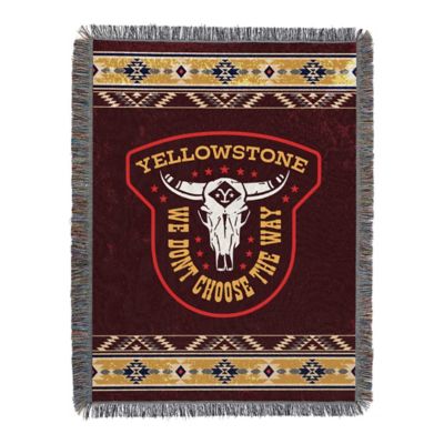 Northwest Yellowstone The Way Woven Tapestry Throw Blanket