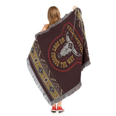 Image showing  Yellowstone The Way Woven Tapestry Throw Blanket