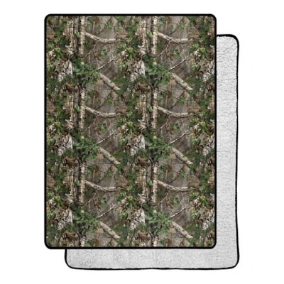 Northwest ENT 295 Realtree - Xtra Green Camo Silk Touch Sherpa Twin Size