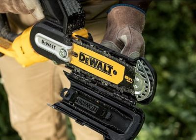 Image showing 7 th DEWALT 8 in. 20V Cordless Pruning Chainsaw, 0.3875 in. Pitch