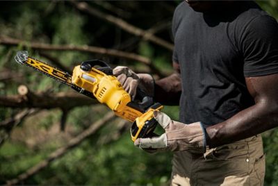 Image showing 8 th DEWALT 8 in. 20V Cordless Pruning Chainsaw, 0.3875 in. Pitch