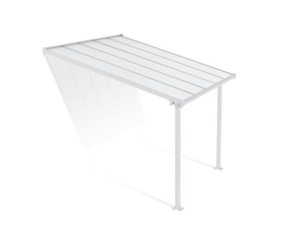 Canopia by Palram Olympia 10 ft. x 10 ft. Patio Cover - White/White