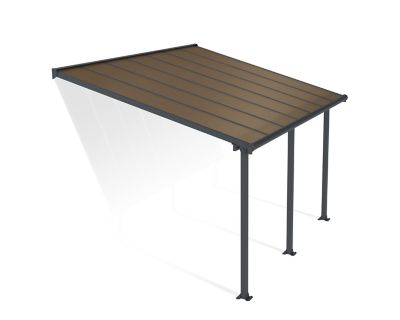 Canopia by Palram Olympia 10 ft. x 14 ft. Patio Cover - Gray/Bronze
