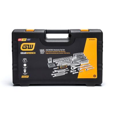 Image showing  SAE/Metric Mechanics Hand Tool Set, 185 pc.