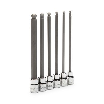 Image showing  3/8 in. Drive SAE Hex Bit Socket Set, 6 pc.