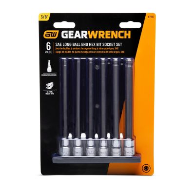 Image showing  3/8 in. Drive SAE Hex Bit Socket Set, 6 pc.