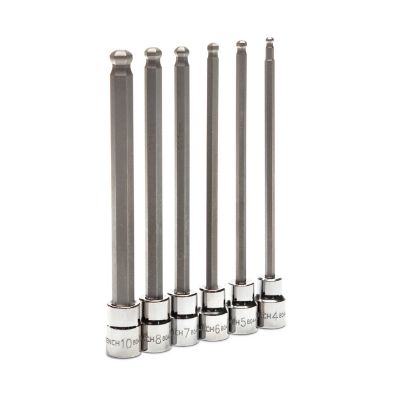 Image showing  3/8 in. Drive Metric Hex Bit Socket Set, 6 pc.