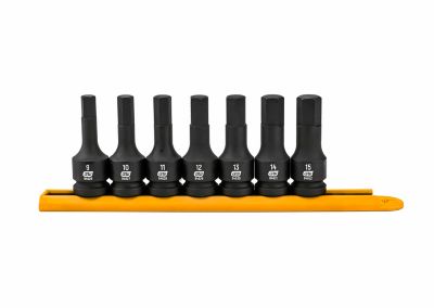 GearWrench 1/2 in. Drive Metric Hex Impact Socket Set, 7 pc.