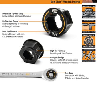 Image showing  5 pc. Bolt Biter SAE Wrench in.sert Set