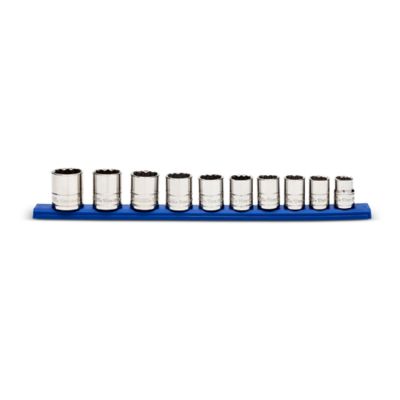 JobSmart 3/8 in. Drive Metric Shallow Socket Set, 10 pc.