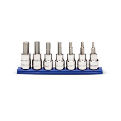 JobSmart 7-Piece MM Hex Bit Socket Set