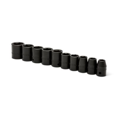 JobSmart 1/2 in. Drive SAE Shallow Impact Socket Set, 10 pc.