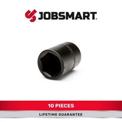 Image showing  1/2 in. Drive Metric Shallow Impact Socket Set, 10 pc.