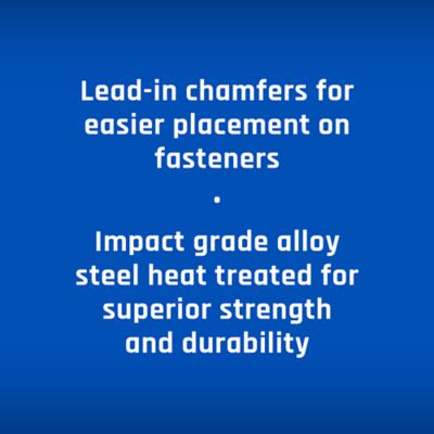 Image showing  1/2 in. Drive Metric Shallow Impact Socket Set, 10 pc.