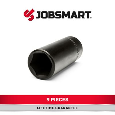 Image showing  1/2 in. Drive SAE Deep Impact Socket Set, 9 pc.