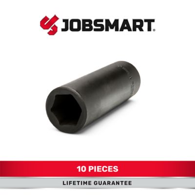 Image showing  1/2 in. Drive Metric Deep Impact Socket Set, 10 pc., JS202421