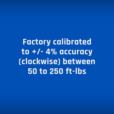 Image showing  1/2 in. Drive 50 - 250 ft.-lb. Torque Wrench
