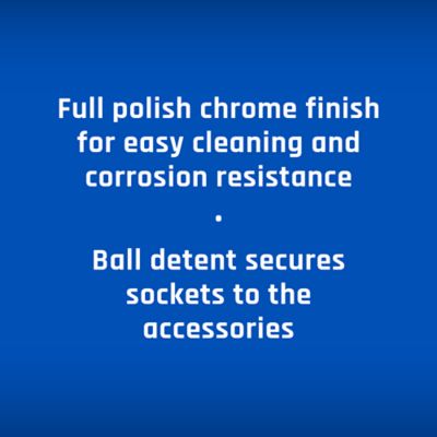 Image showing  19 pc. Chrome Accessory Set