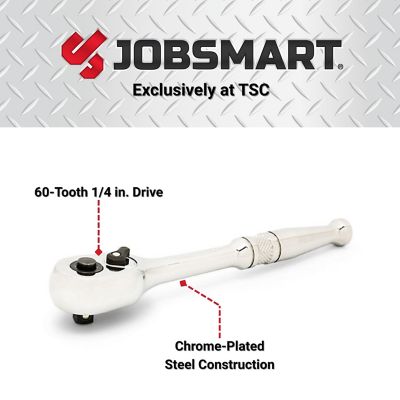 Image showing 5 th JobSmart 1/4 in. Drive 60T Ratchet
