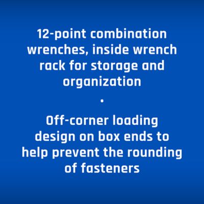 Image showing  Assorted Combination Wrench Set, Metric, 10 pc.