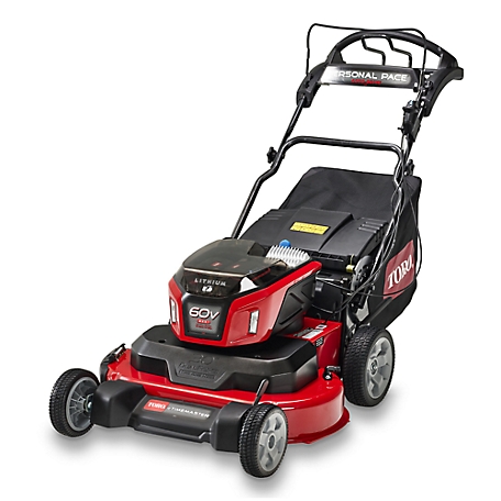 Toro 30 in. eTimeMaster 60V MAX Personal Pace Auto-Drive Self-Propelled Cordless Lawn Mower with 2 x 10.0Ah Batteries
